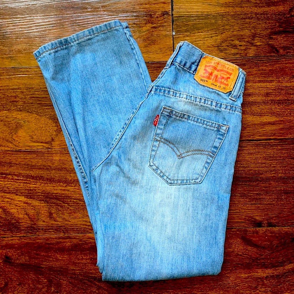Boys 505 Levis 10 slim EUC